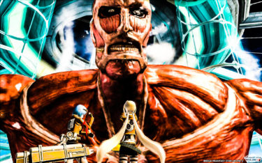 超大型巨人VSメガネ