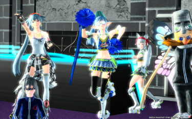 チアガールVSメガネ