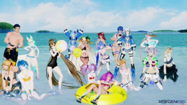 水着大会なんです。